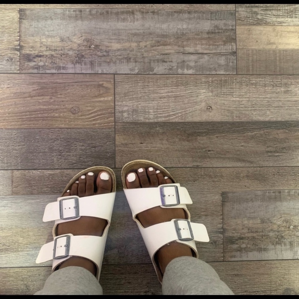 White Birkenstocks
